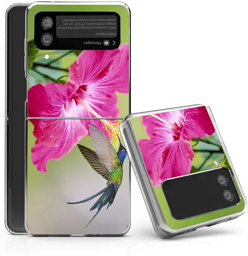 Vista 12 de Bcov - Funda rígida para Samsung Galaxy Z Flip 3 5G, diseño de gato negro, funda protectora sólida a prueba de rayones y resistente a los golpes