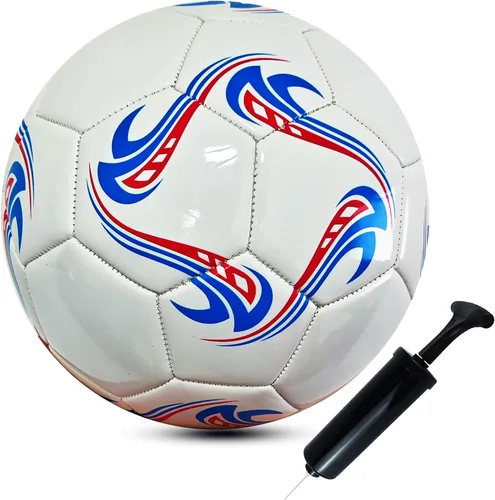 Vista 9 de ABAJI Pelota de Fútbol Tamaño 3 4 5 Pelotas de Entrenamiento de Práctica Regalo Cuero Más Grueso Anti Explosión para Interior y Exterior Viene