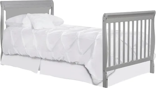 Vista 3 de Dream On Me Mini riel de cama para cuna Pebble Grey
