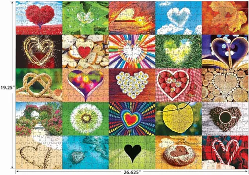 Vista 5 de RoseArt - Kodak Premium - El amor está en todas partes - Rompecabezas de 1000 piezas para adultos