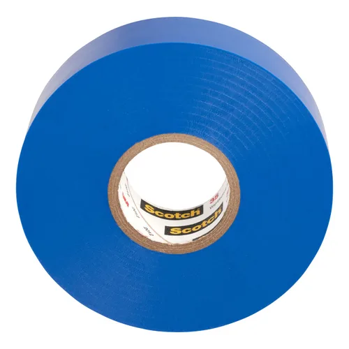 Vista 26 de Cinta eléctrica adhesiva de vinilo 35, 1/2 pulgadas x 20 pies, Azul