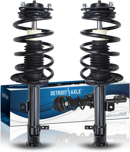 Vista 49 de Detroit Axle - Puntales 4WD para Ford Expedition Lincoln Navigator 1997-2002, 4 puntales completos con muelle helicoidal delantero trasero 1998 1999