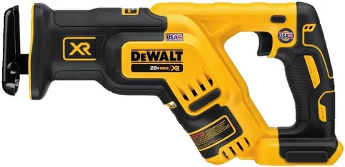 Vista 2 de DEWALT - Kit combinado de taladro inalámbrico de 20 V MAX, 4 herramientas (DCK444C2) con sierra recíproca DEWALT 20 V MAX XR compacta, solo