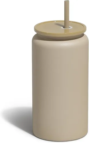 Vista 16 de Paquete de 6 vasos de 16 onzas, vaso aislado con popote, vaso de café
