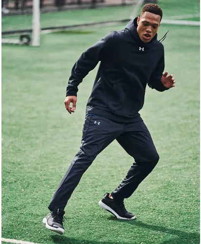 Vista 10 de Under Armour - Sudadera Hustle de vellón con capucha para hombre