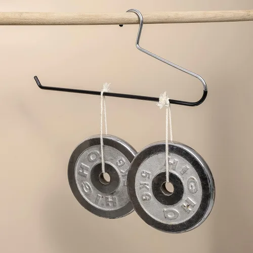 Vista 4 de Perchas para Mantas Perchas para Cortinas Resistentes que Ahorran Espacio Antideslizantes - Ideales para Colchas, Sacos de Dormir, Edredones