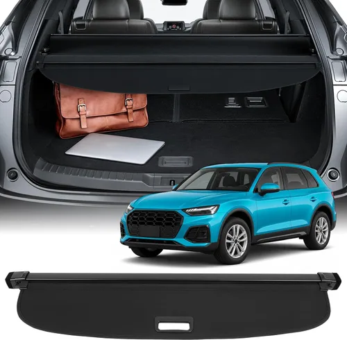 Vista 48 de SCITOO Cubierta de carga 2022-2024 para Jeep Grand Cherokee, accesorios retráctiles para maletero trasero, antimiradas, cubierta de seguridad