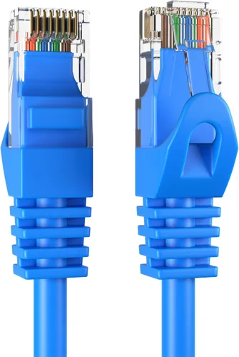 Vista 7 de Cables Direct Online Paquete de 2 - Cable de conexión Ethernet de red Cat5e de 1.5 pies, cable de Internet de 350 MHz, compatible con versiones
