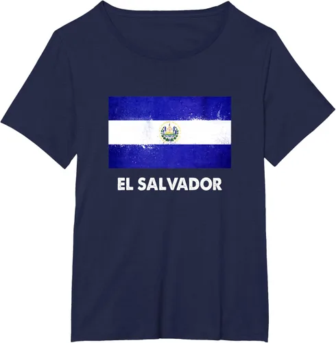 Vista 19 de Camiseta de la bandera de El Salvador Camiseta salvadoreña