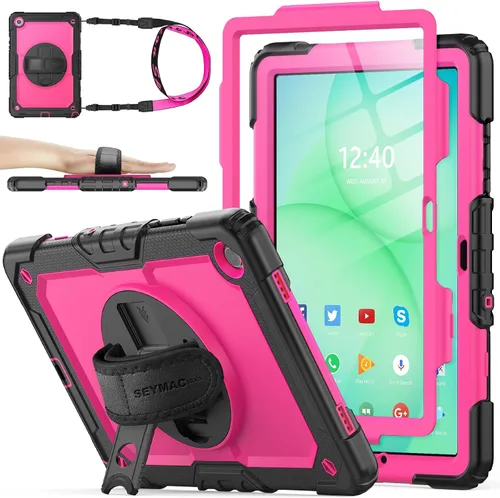 Vista 38 de SEYMAC stock Funda para Samsung Galaxy Tab A8 de 10.5 pulgadas, funda de protección contra caídas de cuerpo completo con protector de pantalla