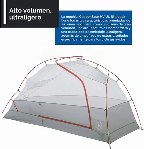 Vista 2 de Big Agnes Copper Spur HV Ultra Light Bikepack