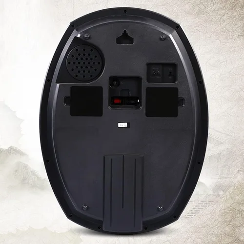 Vista 4 de Reloj de pared de movimiento musical con péndulo giratorio, reloj de pared decorativo con 18 melodías.