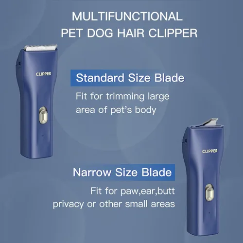 Vista 2 de Cilppers de aseo para perros, prácticos y potentes kits de recortadora eléctrica de pelo para mascotas, impermeables, inalámbricas, recargables