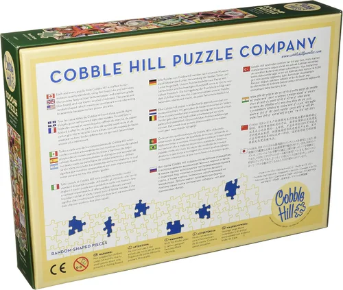 Vista 2 de Cobblehill Puzzles 1000 pc escena de playa