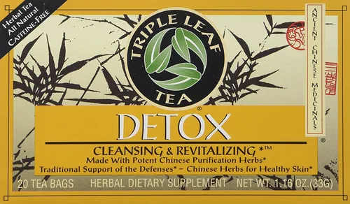 Vista 6 de Triple Leaf Tea, Detox, 20 bolsas de té (paquete de 6)
