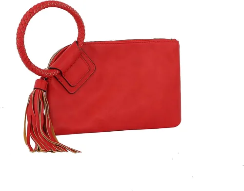 Vista 2 de Metro Muse Bolso de mano para mujer, cartera para la noche, de cuero vegano