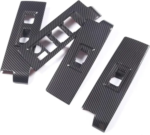 Vista 4 de Cubierta protectora para panel de botón de elevación de ventana de puerta de automóvil compatible con Toyot@Tundra/Sequoia 2022-2024, cubierta