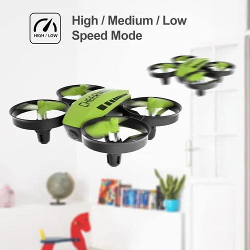Vista 6 de Cheerwing CW10 Mini Dron, WiFi FPV Drone con cámara, RC Drone Toy con Auto Hovering, Control de voz