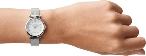 Vista 4 de Fossil Carlie Mini Reloj casual de cuarzo de acero inoxidable para mujer