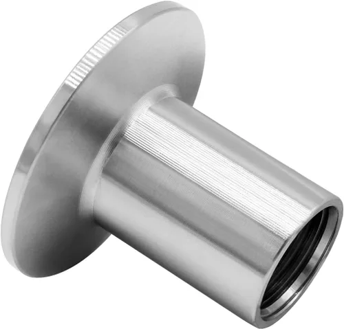 Vista 3 de Instalación de tubería sanitaria 1" NPT rosca hembra x 1.5" Tri Clamp 2 piezas