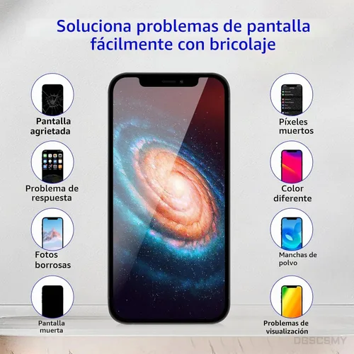 Vista 5 de [OLED] para iPhone 12 12 Pro Reemplazo de pantalla con altavoz frontal