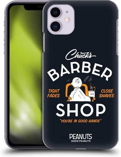 Vista 22 de Head Case Designs Carcasa rígida con licencia oficial de Peanuts Charlie Brown Chuck Barber Shop compatible con Apple iPhone 7/8/SE 2020 y 2022
