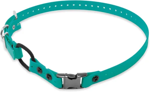Vista 11 de Collar para perro Educator con cierre rápido y correa elástica, Biothane, impermeable y resistente al olor, fácil de conectar y desconectar