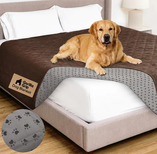 Vista 18 de GORILLA GRIP® Manta impermeable para perro, funda de sofá para perros, 30 x Borgoña