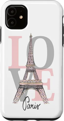 Vista 8 de Funda para iPhone 16 Paris Eiffel Tower - Love Paris Cute Trendy