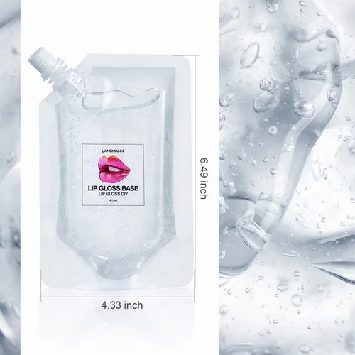 Vista 7 de Eakroo 2 unidades de base de brillo labial hidratante, material de aceite, base de maquillaje, base transparente antiadherente para brillo labial
