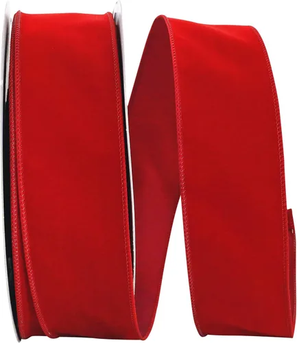 Vista 35 de Reliant Ribbon 92270W-090-09K - Cinta, 1-1/2 pulgadas x 50 yardas, color borgoña