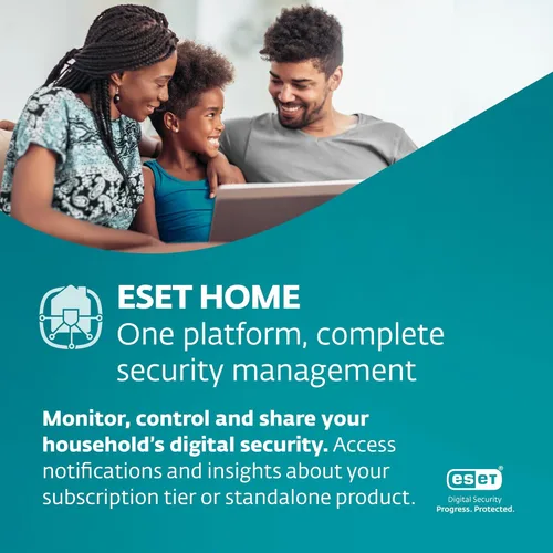 Vista 7 de ESET Home Security Essential Antivirus 2025 Edition 1 Device 1 Year Safe Banking Privacy Protection IOT Protection Ransomware