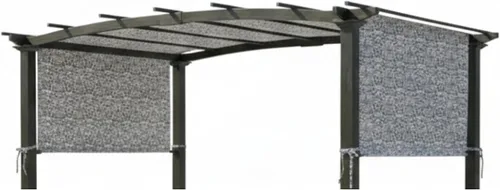 Vista 14 de Garden Winds Toldo de repuesto universal para pérgolas, Cinnabar