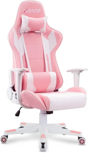 Vista 14 de Homall Silla Gaming, Silla de Oficina Respaldo Alto Silla de Computadora de Cuero Silla de Escritorio Racing Ejecutiva Ergonómica Ajustable Azul