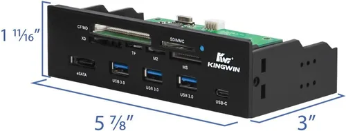 Vista 7 de Controlador de refrigeración KingWin, Negro