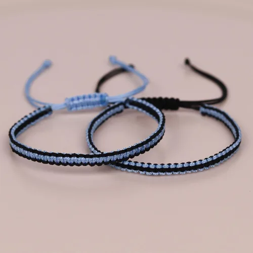 Vista 6 de 2 pulseras a juego de color rojo y negro para mejores amigos y parejas, regalo para ella, él, cumpleaños, novio, novia, mejores amistades