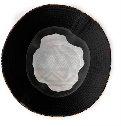 Vista 5 de Sombrero de pescador africano para viajes en la playa, sombrero de verano, protección solar UV, sombrero de pescador, regalos africanos
