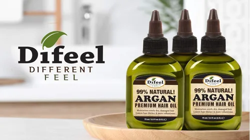 Vista 6 de Difeel Premium Castor Plus Vitamina E - Aceite para el cabello Pro-Growth + Anti-Frizz Premium, 2.5 oz.