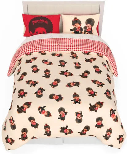 Vista 24 de Franco - Juego de edredón y sábanas supersuaves con funda para niños, 5 piezas, tamaño individual, Hello Kitty