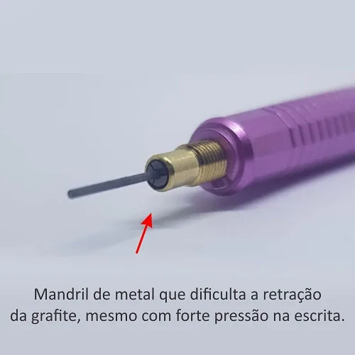Vista 2 de Pentel 0.012 in P200 Series Portaminas con Barril Marrón