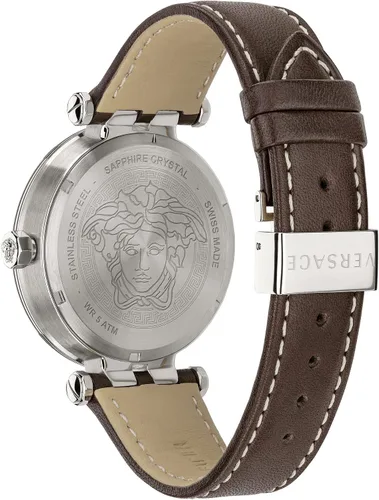 Vista 3 de Mens acero inoxidable Versace Relojes Greca Sport VEZ300121