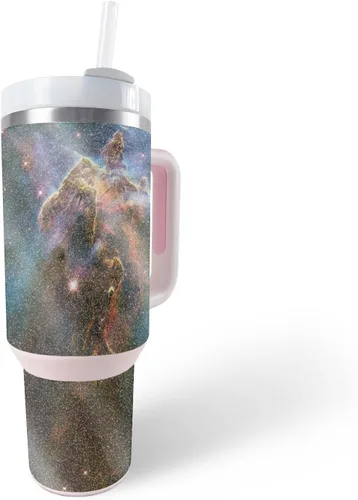 Vista 6 de MightySkins - Vaso con purpurina brillante compatible con Stanley The Quencher H2.0 FlowState de 40 onzas, Crazy Tikis, acabado protector y duradero