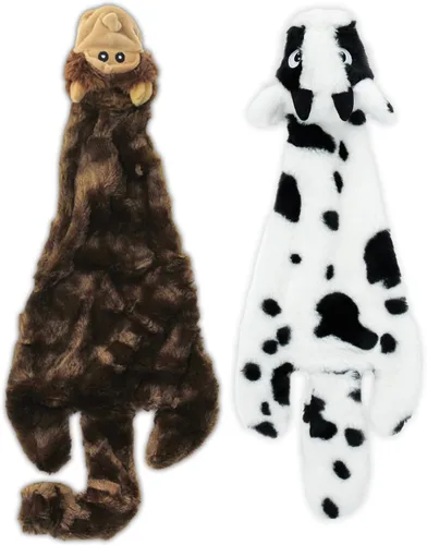 Vista 49 de Best Pet Supplies Juguetes chirriantes para perros con tela suave y duradera para mascotas pequeñas, medianas y grandes, juguete interactivo