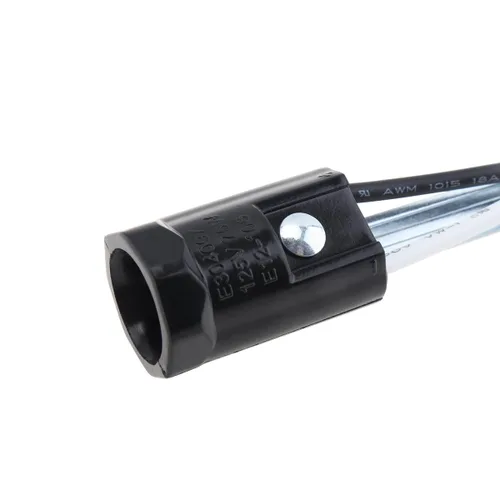 Vista 3 de RTNLIT Base de candelabro E12, soporte de lámpara fenólica sin llave con cable para bombilla LED incandescente E12 (paquete de 5)