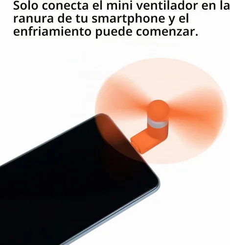 Vista 6 de Paquete de 3 ventiladores de teléfono portátiles compatibles con iPhone 14