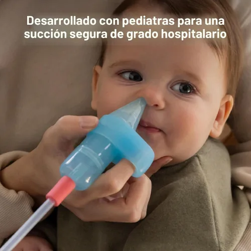 Vista 2 de Frida Baby Aspirador nasal eléctrico NoseFrida Pro para bebé, succión de grado hospitalario, succión de nariz para bebés y niños pequeños, aspirador