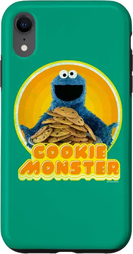 Vista 8 de Funda termoadhesiva para iPhone 14 Sesame Street Cookie Monster