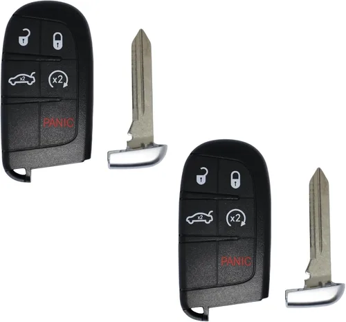 Vista 7 de M3N-40821302 433 Mhz 5 botones de entrada remota sin llave para Jeep Grand Cherokee 2014-2021 Reemplazo 68143505AA 68143505AB 68143505AB 68143505AC
