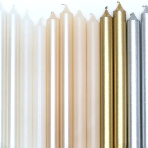 Vista 6 de Entertaining with Caspari velas, sin goteo, sin humo, sin perfume, 10 pulgadas, 2 unidades., Rojo