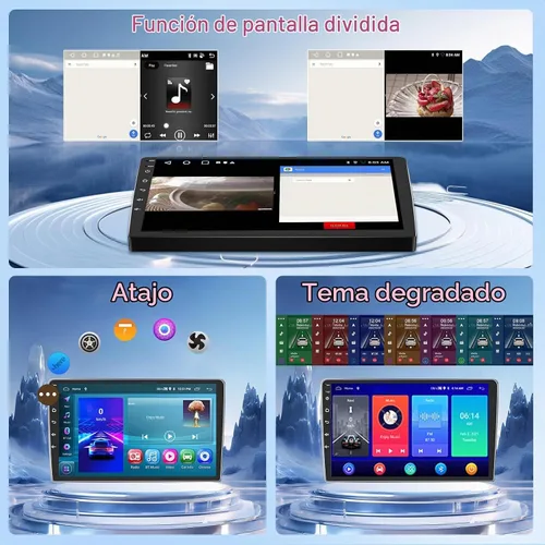 Vista 7 de 2+64G Android 15 Radio de coche para Ford F150 2013 2014 Carplay inalámbrico Android Auto, 9 pulgadas IPS pantalla táctil estéreo del coche